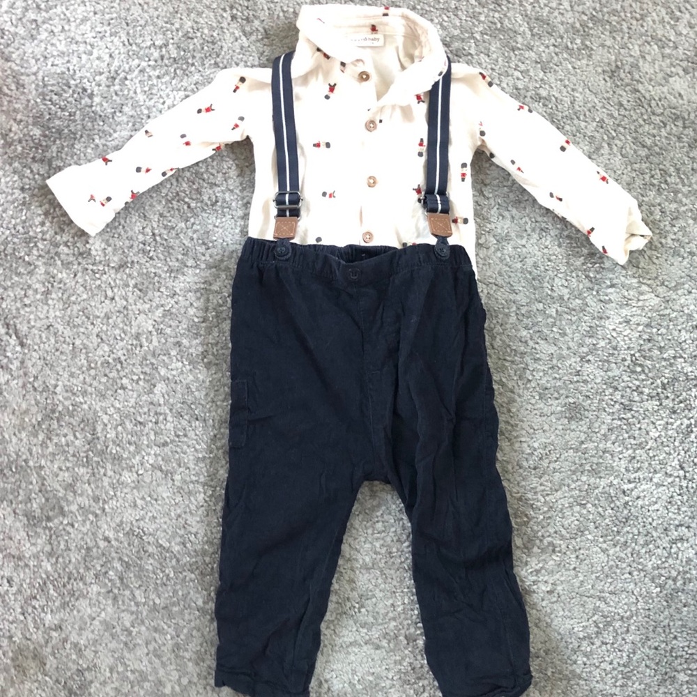 12 month old English outfit